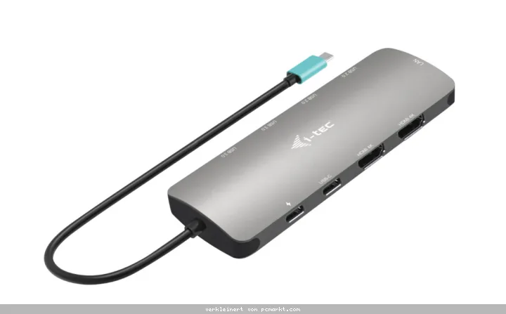i-tec USB-C Metal Nano 2x HDMI Docking Station + PD 100W