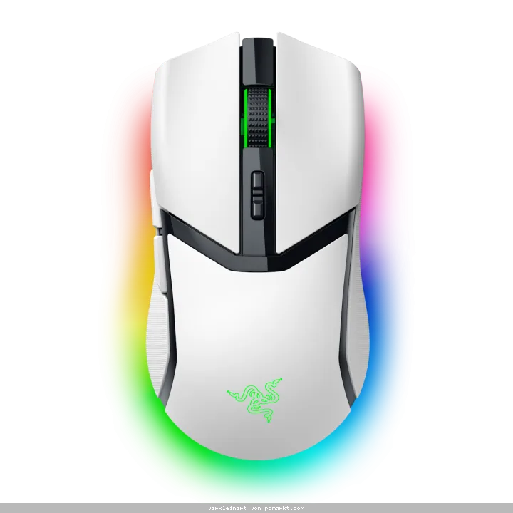 Razer Cobra Pro Weiß kabellose Gaming Maus - 77g Leichtbauweise, Razer Focus 30k Sensor, 11 Zonen Chroma Beleuchtung, weiß