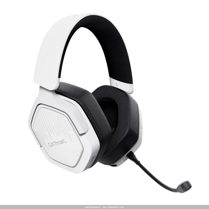 HSE Trust Gaming GXT493PS CARUS Wireless Gaming Headset weiß Leistungsstarkes, ohrumschließendes und kabelloses PS5 Gaming-Headset, weiß