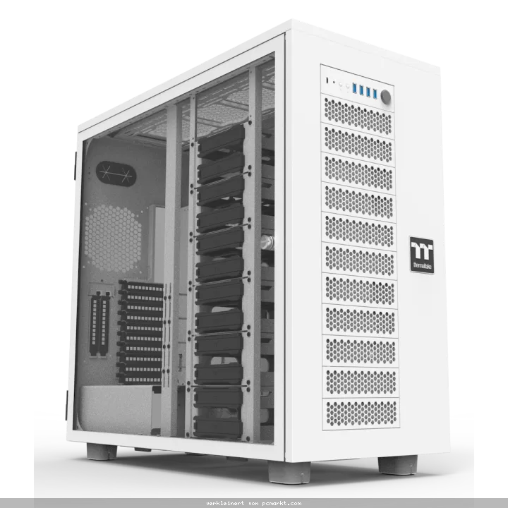 Thermaltake AX700 TG Snow White | Workstation-Gehäuse