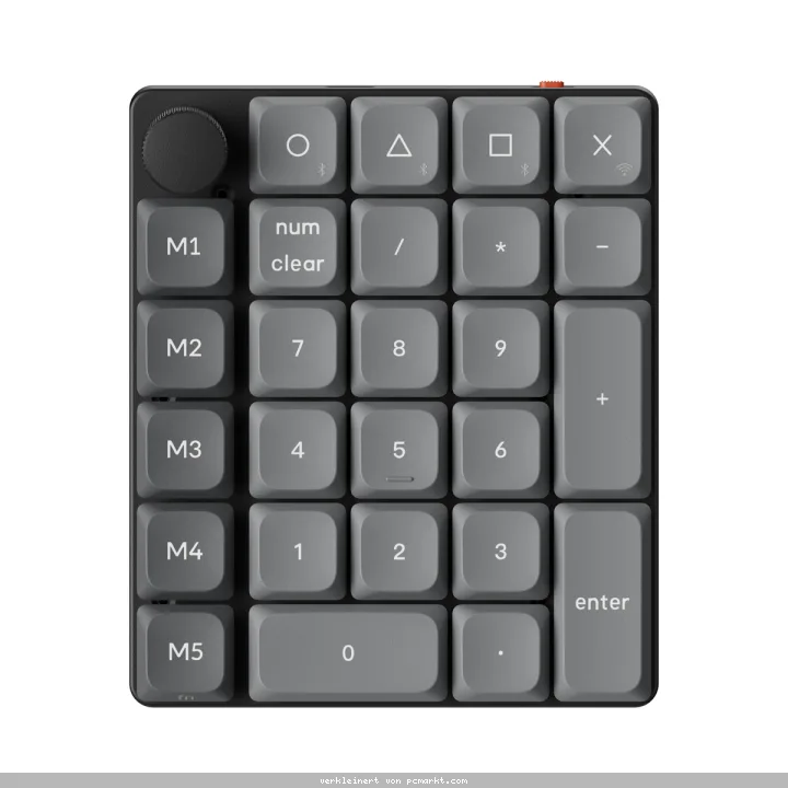 Keychron K0 Max Wireless Low-Profile Ziffernblock Hot-Swap, Bluetooth 5.3, Schwarz