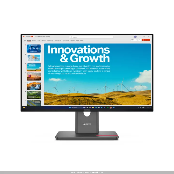 Lenovo ThinkVision P24QD-40 23.8" QHD IPS, 120HZ, 6ms, HDMI, DisplayPort, USB-C (PD 15W)