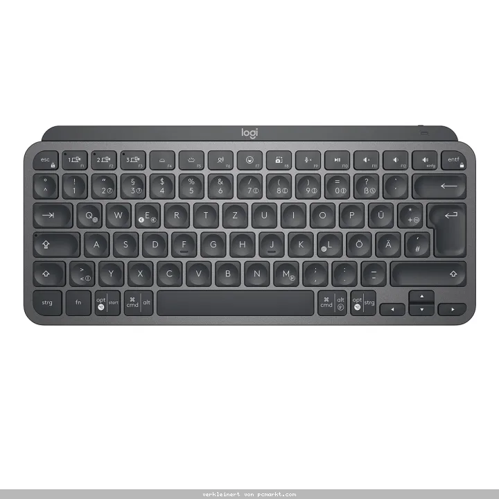 Logitech MX Keys Mini Minimalist Wireless Illuminated Keyboard, kabellose Bluetooth-Tastatur , graphite