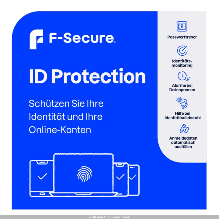 F-Secure ID Protection [5 Geräte - 1 Monat] - Abonnement mit wiederkehrender Zahlung