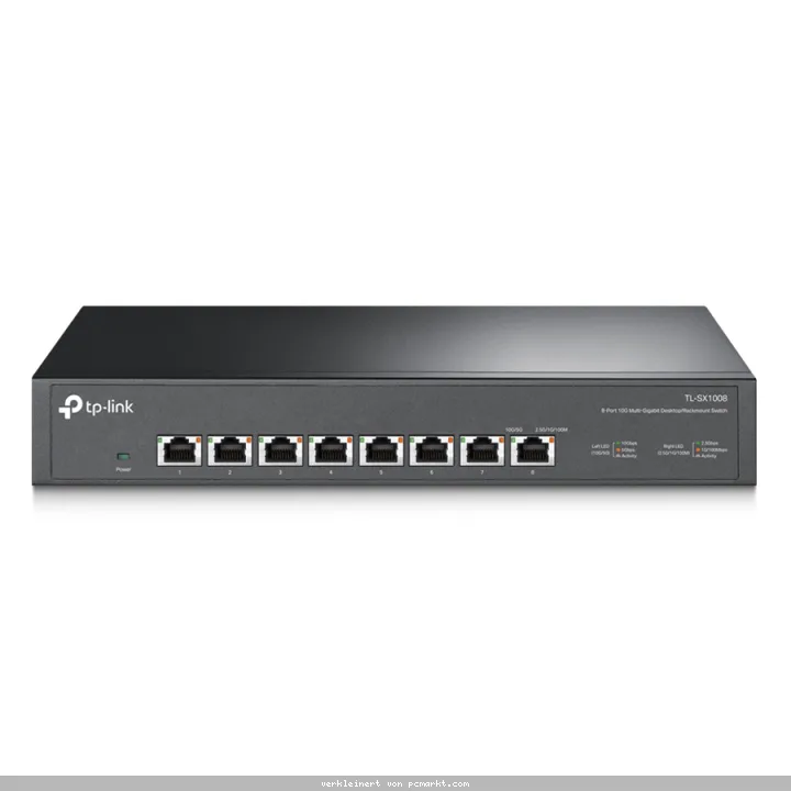 TP-Link TL-SX1008 Netzwerk-Switch 8-Port, Unmanaged, 8x 10 Gigabit RJ45