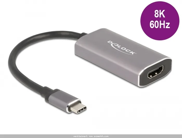 Delock USB Type-C Adapter zu HDMI (DP Alt Mode) 8K mit HDR Funkion