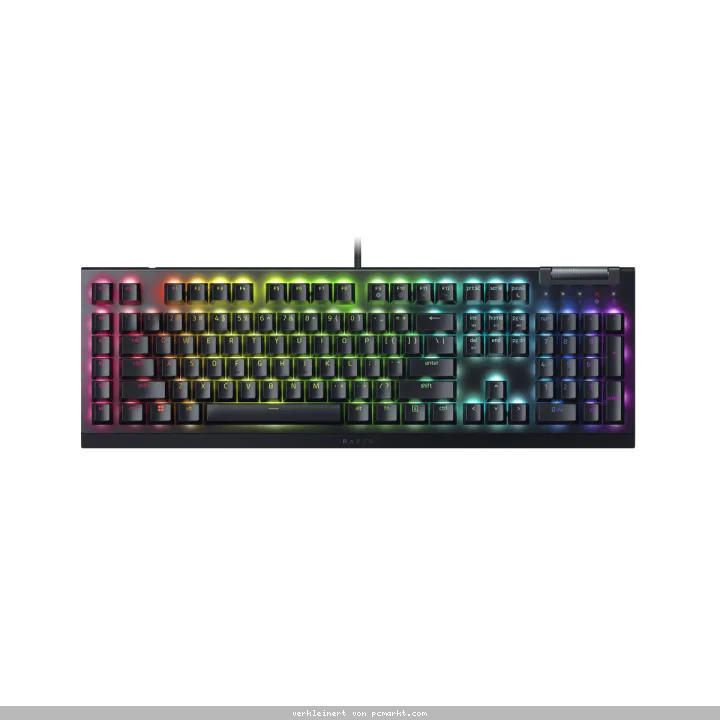 Razer BlackWidow V4 X Gaming Tastatur (Green Switch) - Gaming Tastatur mit Razer Green Switches