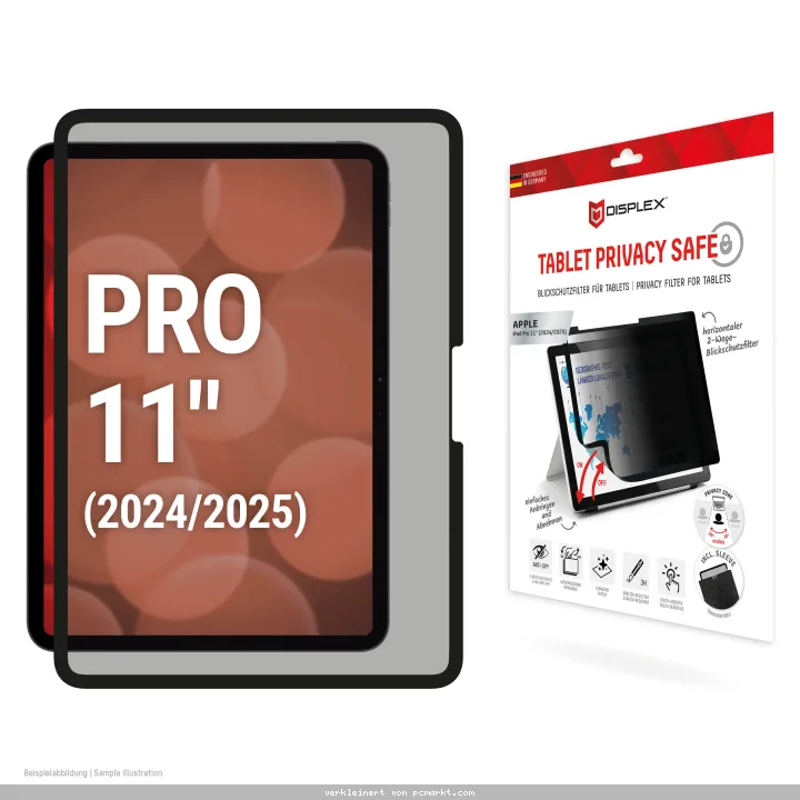 DISPLEX Tablet Privacy Safe Schutzfolie f. iPad Pro 11" (2025/2024)