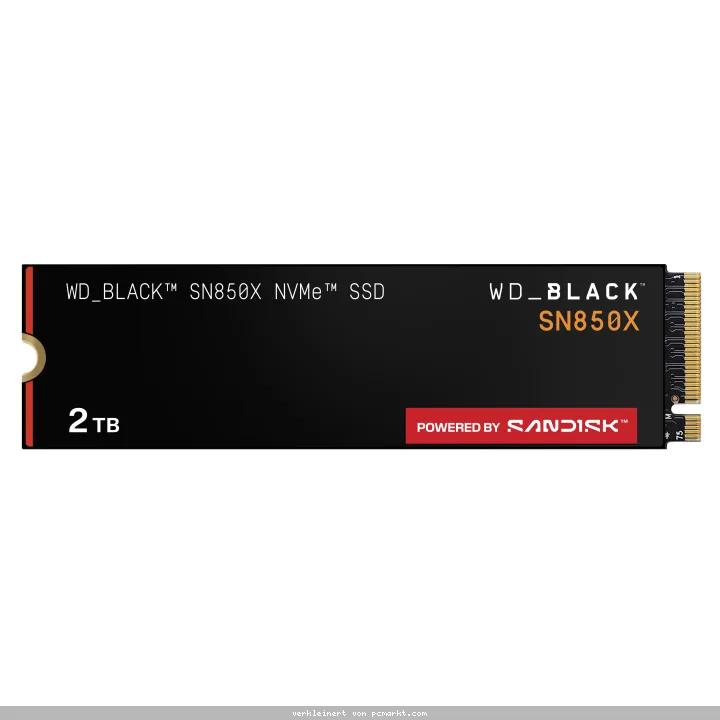 WD_BLACK SN850X SSD 2TB M.2 2280 PCIe Gen4 NVMe Internes Solid-State-Module