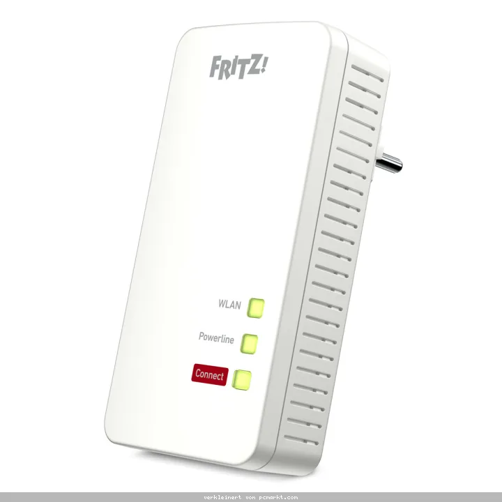 FRITZ!Powerline 1260 WLAN Einzeladapter Stabile Verbindung über die Stromleitung, bis zu 1.200 MBit/s