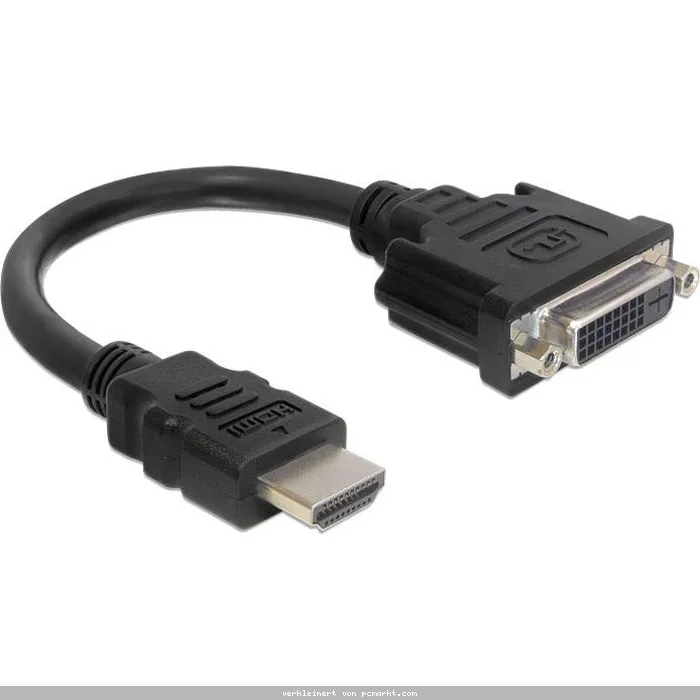 Delock Adapter HDMI Stecker > DVI 24+5 Buchse 20 cm