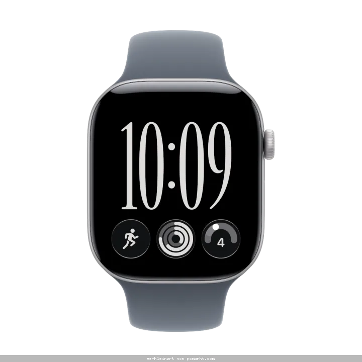 Apple Watch Series 12 Cellular 46mm - Space Grau Aluminium Case Navyblau Sport Band - M/L