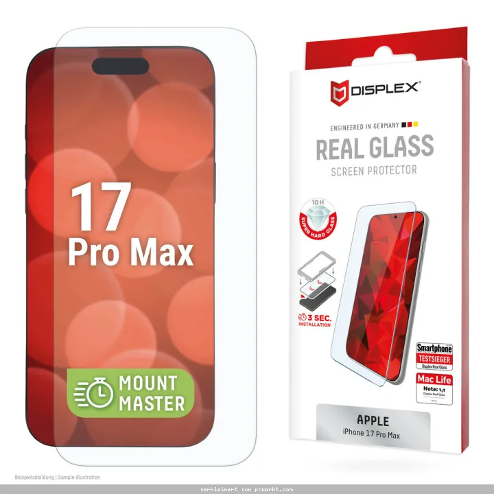 DISPLEX Real Glass MM Apple iPhone 17 Pro Max