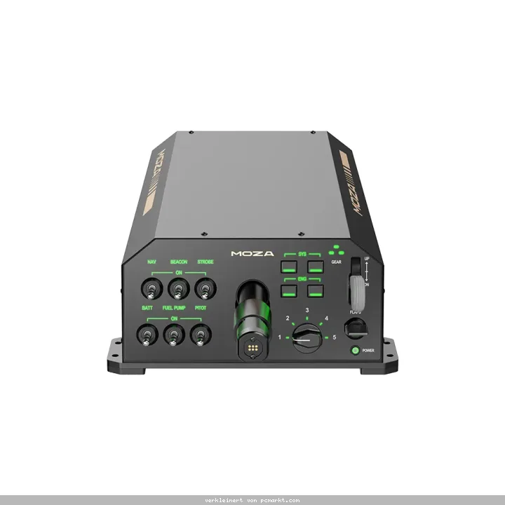 MOZA AY210 Force Feedback Yoke Basis Yoke-Basis für Flugsimulatoren, realistische Bewegungen durch 9 Nm starken Motor, Quick-Release-Mechanismus