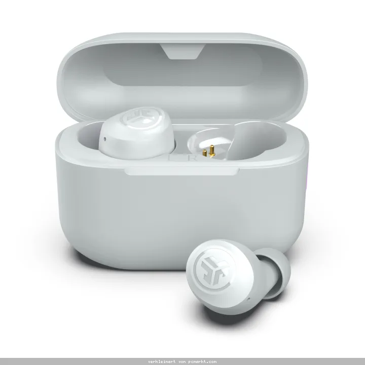 Jlab Go Air Pop TWS Headphones Cloud White Touch-Bedienung, Mehr als 32 Stunden Spielzeit, EQ3 Sound
