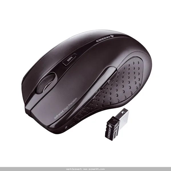 CHERRY MW 3000, kabellose Office Maus, Infrarot-Sensor, schwarz