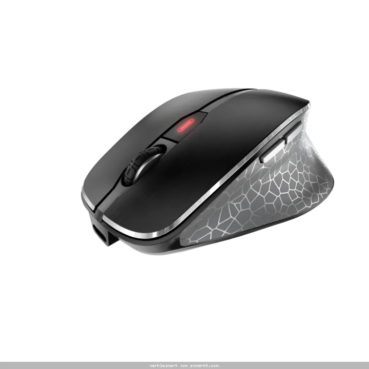 CHERRY MW 8C ERGO kabellose Maus [Optischer Sensor, 3200 dpi, 6 Tasten, Bluetooth & 2,4GHz Funk]