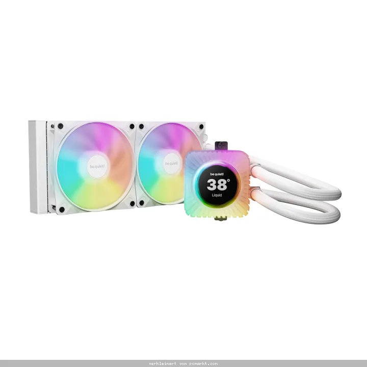 be quiet! LIGHT LOOP IO LCD 240mm White | AiO-Wasserkühlung