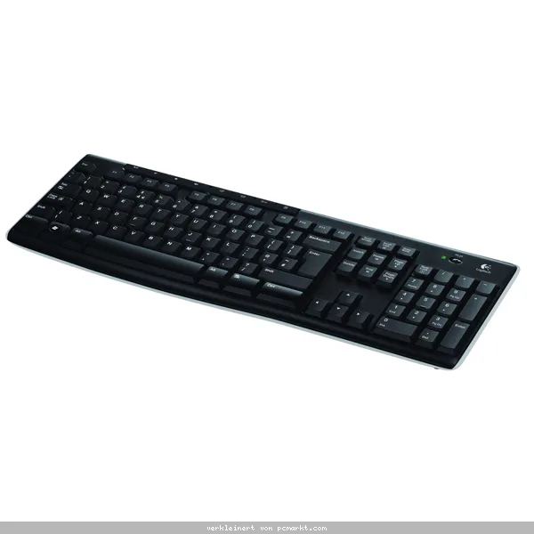 Logitech K270 Tastatur, kabellos, DE-Layout bis zu 10 Metern Reichweite, 8 Sondertasten
