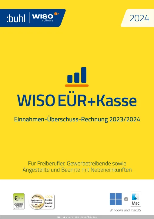 Buhl Data WISO EÜR+Kasse 2024 PC und Mac