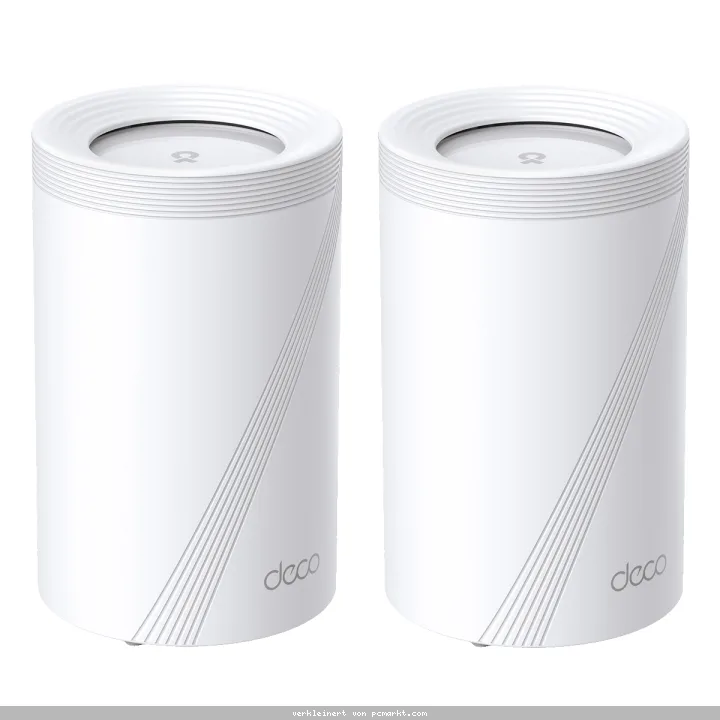 TP-Link Deco BE65 WiFi 7 Mesh System, 2er Pack BE9300 Tri-Band, 4x 2.5 GbE LAN/WAN