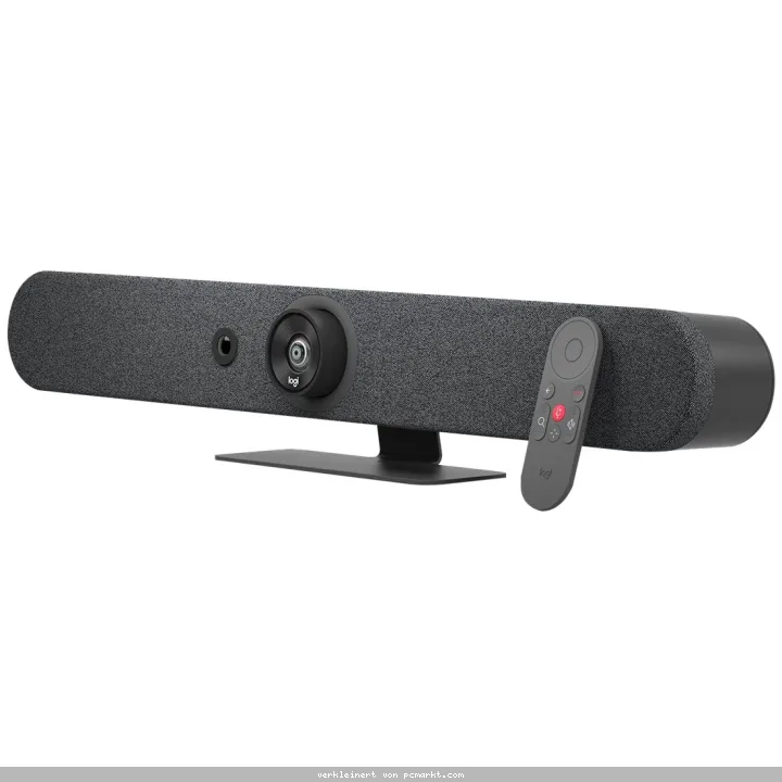 Logitech Videokonferenzsystem Rally Bar Mini, Graphite Bis zu 4k Auflösung, KI-Sucher, Zertifiziert für Microsoft Teams und Zoom