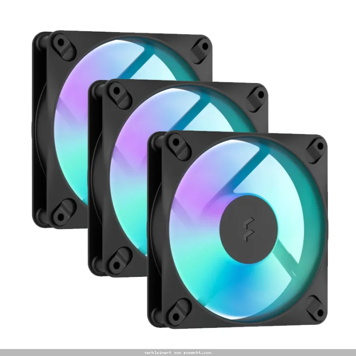 Fractal Design Dynamic 3 12 RGB 3-Pack Black | Gehäuselüfter
