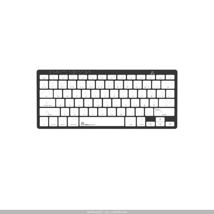 LogicKeyboard Mac Bluetooth Braille-Tastatur Mini-Layout