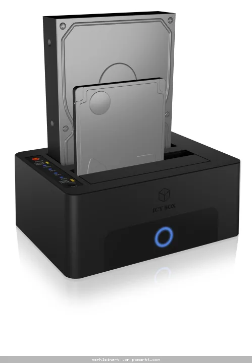 ICYBOX 2-fach Dockingstation/Klonstation für 2,5" oder 3,5" SATA Laufwerke