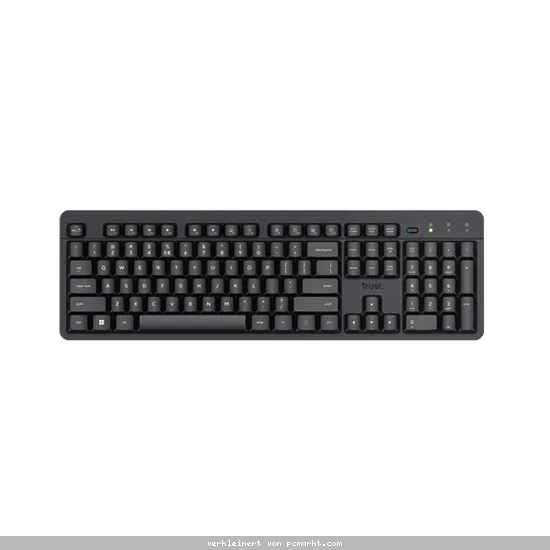 Trust Ody II Leise kabellose Tastatur DE