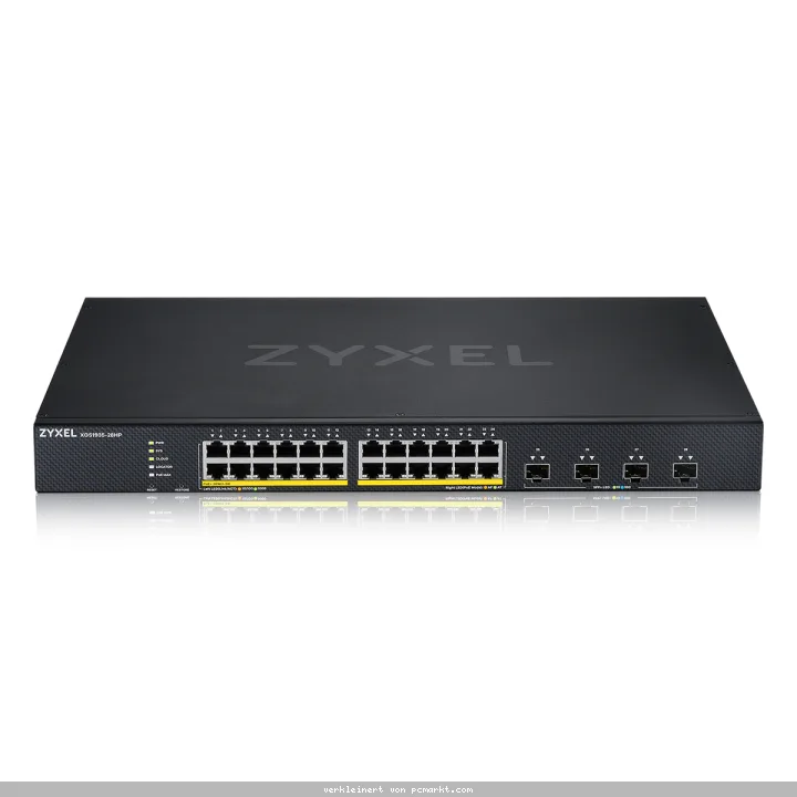Zyxel XGS1935-28HP Smart Managed Switch 24x Gigabit Ethernet (PoE+), 4x 10 Gigabit SFP+