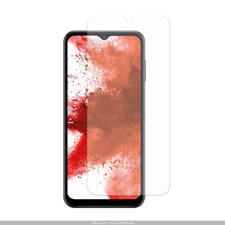 DISPLEX Panzerglas 2D/ Clear (10H) für Samsung A15/A15 5G Eco-Montagerahmen, Tempered Glas, kratzer-resistente Schutzfolie, hüllenfreundlich
