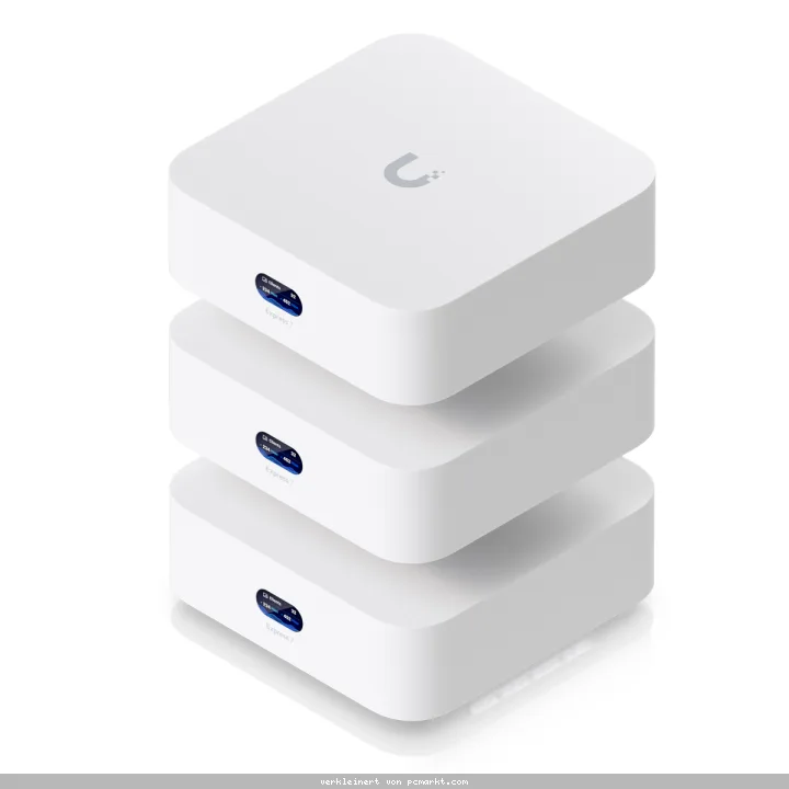 3er Set Ubiquiti UniFi Express 7 Cloud Gateway WiFi 7 (WLAN BE) Triband, 1x 10G WAN, 1x 2.5G LAN