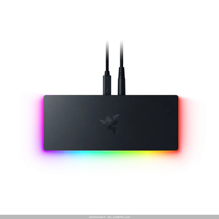 Razer Thunderbolt 5 Dock Desktop-RGB-Dock für mehrere Geräte & Bildschirme, schwarz