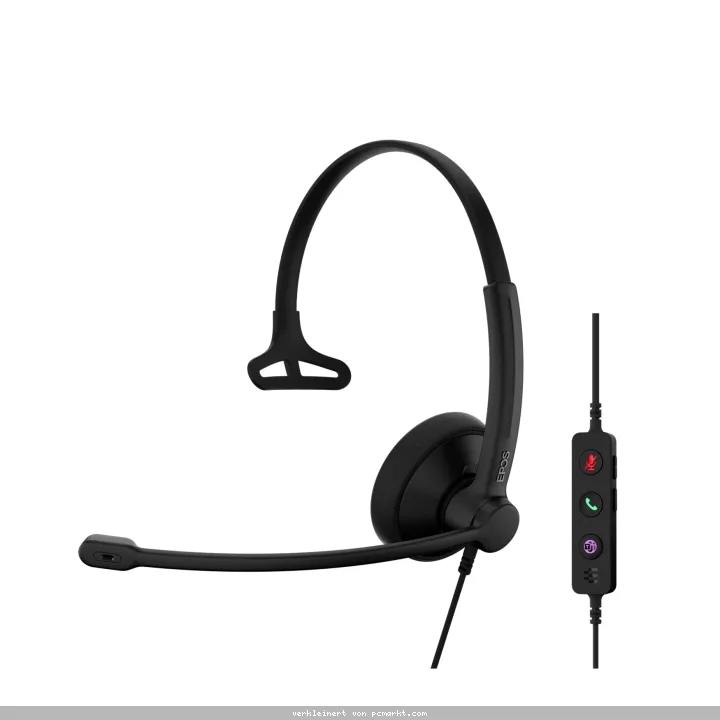 Epos IMPACT 100, Mono-Headset, Kabelgebunden, USB-C+A Super-Wideband-Technologie, Teams zertifiziert