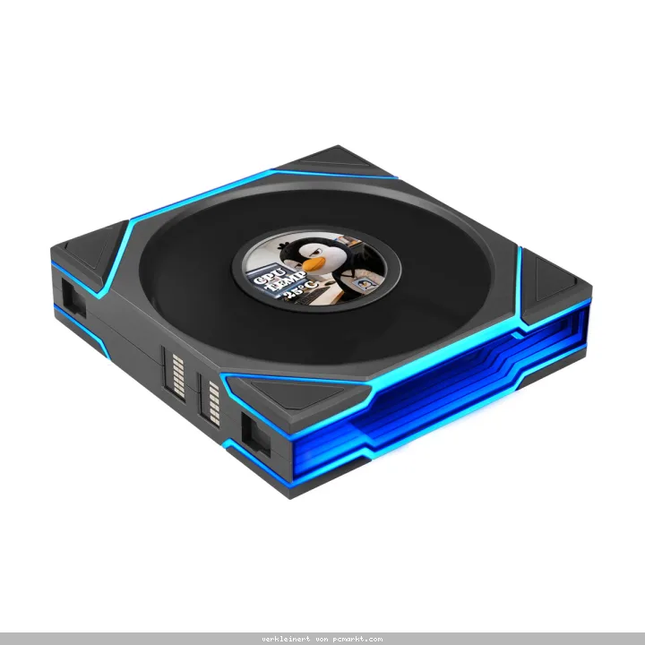 Lian Li UNI FAN TL120 LCD FLEX Wireless ARGB schwarz | Gehäuselüfter