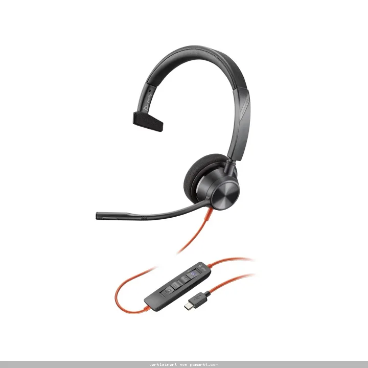 Poly Blackwire 3310 Mono -M USB-C HS +USB-C/A