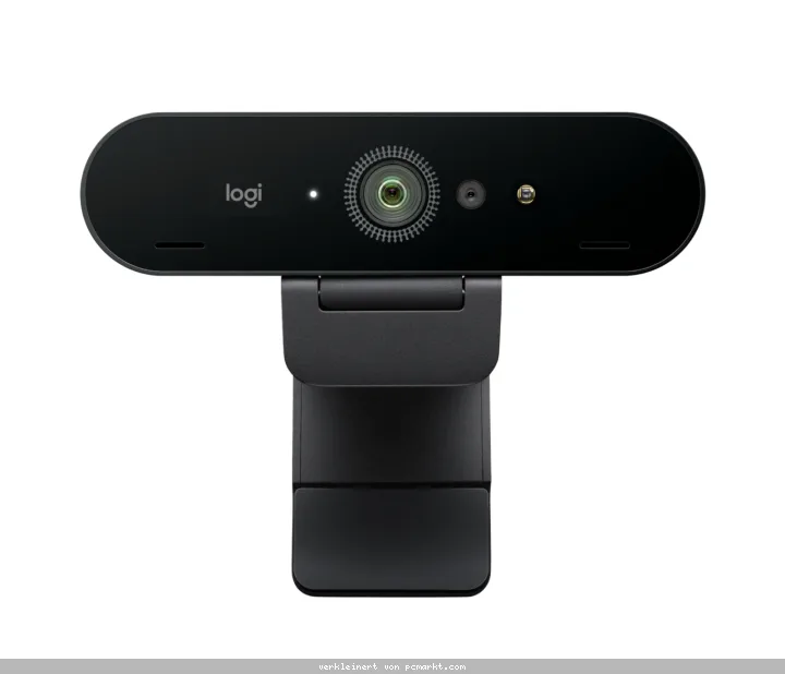 Logitech Brio 4K Ultra HD-Webcam Windows Hello-Unterstützung, Auflösung 4K/30 fps (bis zu 4096 x 2160 Pixel), Abdeckblende