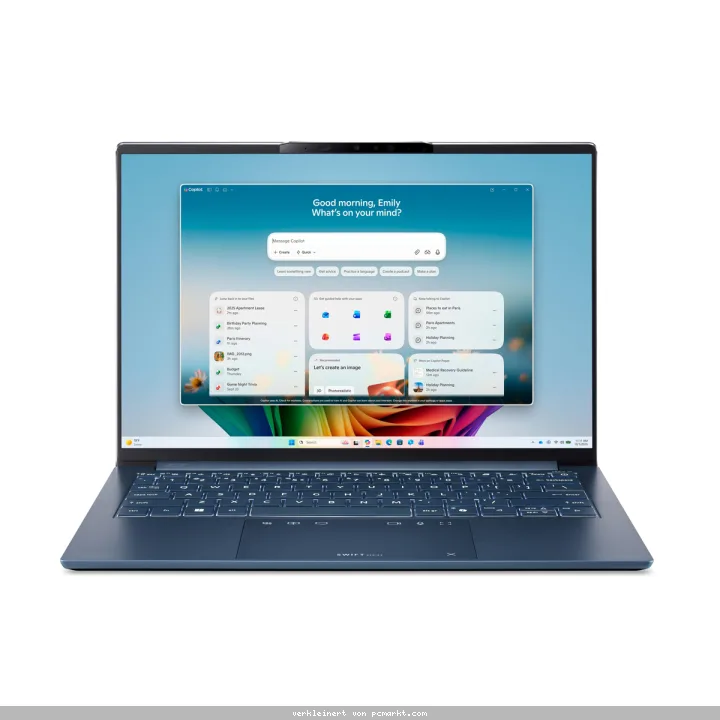 Acer Swift Go 14 AI OLED (SFG14-I71-75DR) Copilot+ PC 14,0" WUXGA, OLED, Intel Core Ultra 7-355 (49 TOPS), 16GB RAM, 512GB SSD, Windows 11 Home