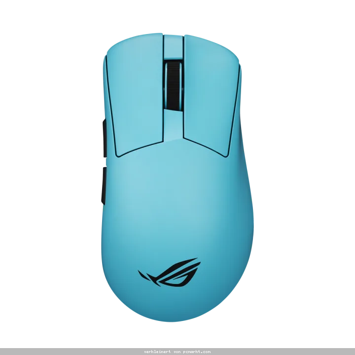ASUS ROG Gladius IV Ace Gaming Maus kabellose Gaming Maus mit extra Gewichten, 65K Sensor, Speednov 8k Gen II, blau