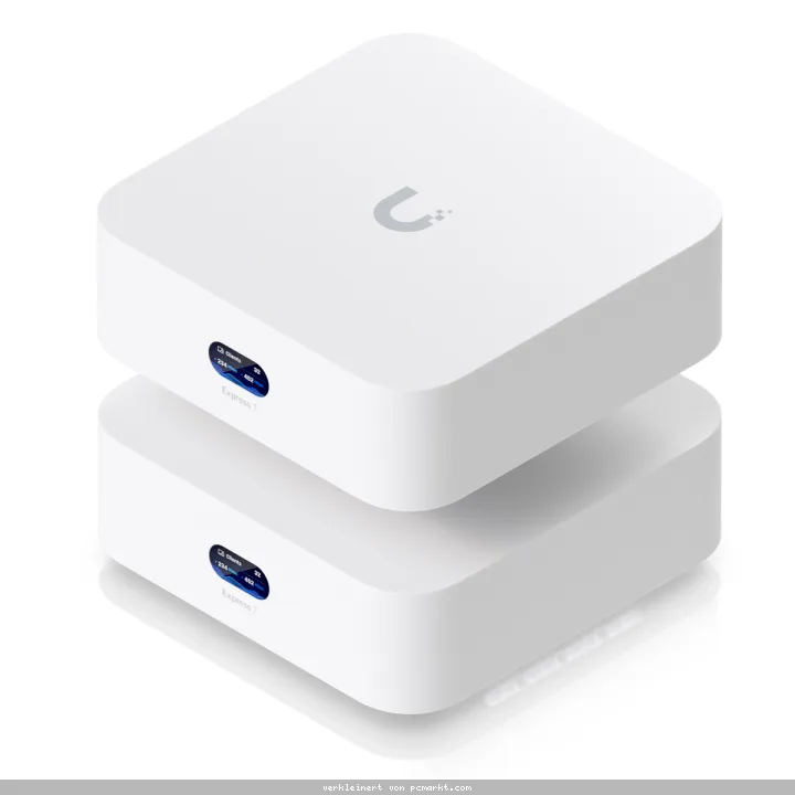 2er Set Ubiquiti UniFi Express 7 Cloud Gateway WiFi 7 (WLAN BE) Triband, 1x 10G WAN, 1x 2.5G LAN