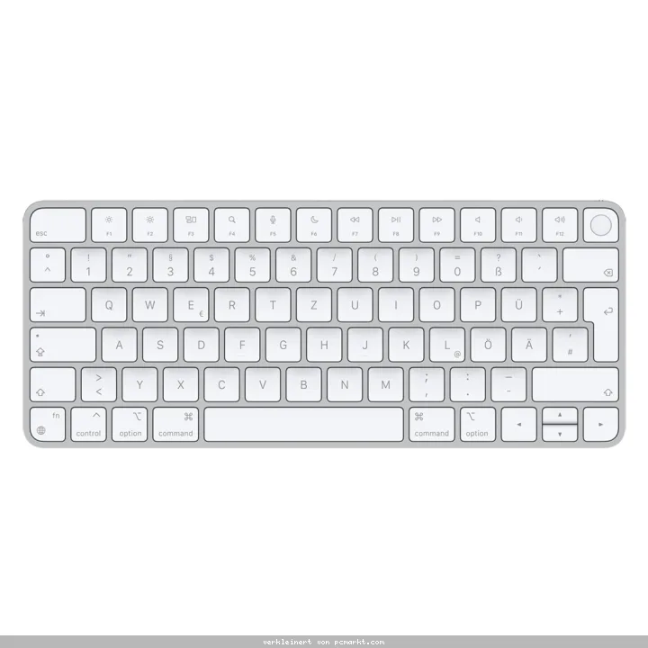 Apple Magic Keyboard weiß mit Touch ID weiße Tasten, ohne Ziffernblock