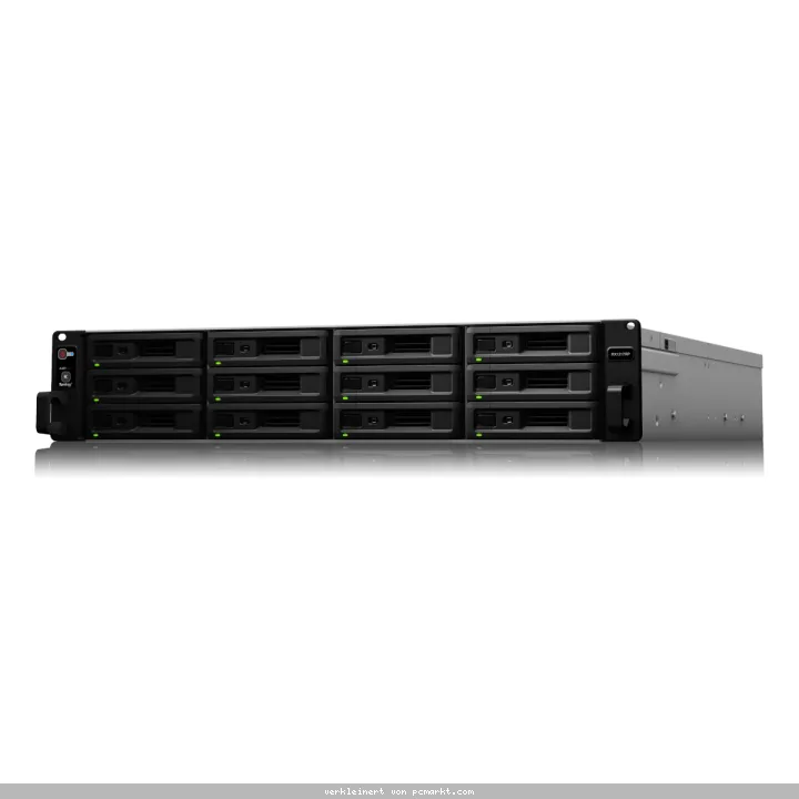 Synology Expansionseinheit RX1217RP 12-Bay [0/12 2,5"/3,5" SATA HDD/SSD, 2x 500W redundantes Netzteil]