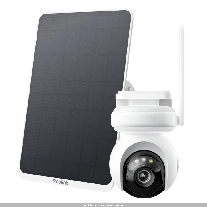 Reolink Atlas Series B660 Überwachungskamera mit Solarpanel 8MP (3840x2160), Akku-/Solarbetrieb, IP65-Wetterschutz, Nachtsicht in Farbe, Smartes Track