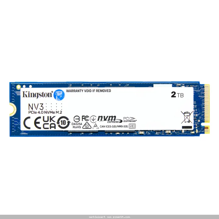 Kingston NV3 SSD 2TB M.2 2280 PCIe Gen4 NVMe Internes Solid-State-Module