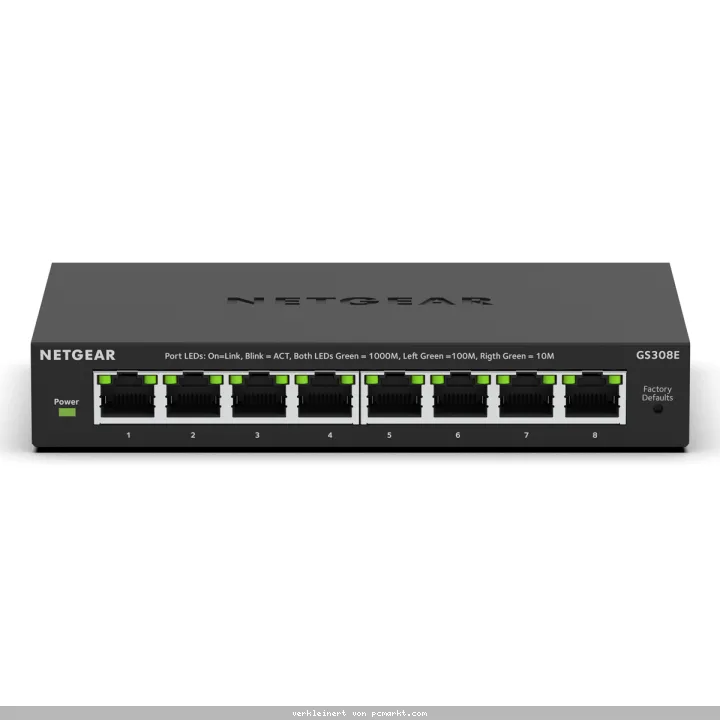 NETGEAR GS308E Plus Switch 8x 1G Ethernet