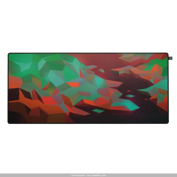 Cherry GP5 XL Gaming-Mauspad, Litus Red Edition High-Speed-Stoffoberfläche, Rutschfest, Vernähte Kanten, Maschinenwaschbar