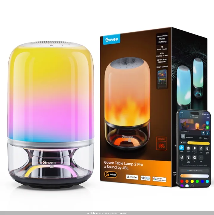 Govee - Tischlampe 2 Pro x Sound von JBL