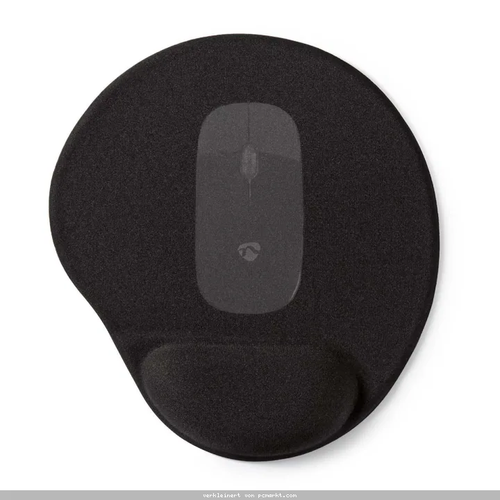 Nedis Mouse Pad 215 mm Schwarz