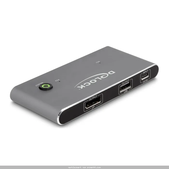 Delock USB-C™ KVM Switch zu HDMI 8K 60 Hz mit USB 2.0